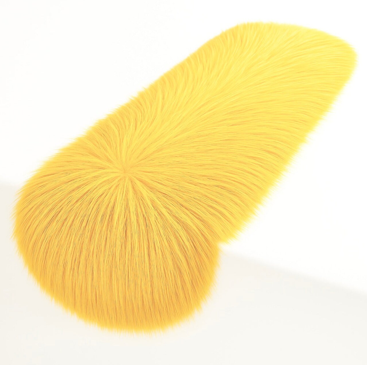 FabricLA Faux Fur Accent Cut with Rounded Edges for Holiday & Christmas Décor